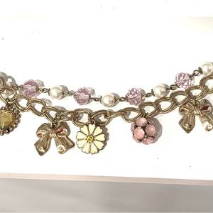 Betsey Johnson charm bracelet